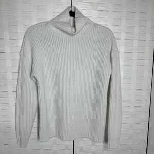 Style & Co Winter White Cozy Mock Neck Long Sleeve Sweater Size Small